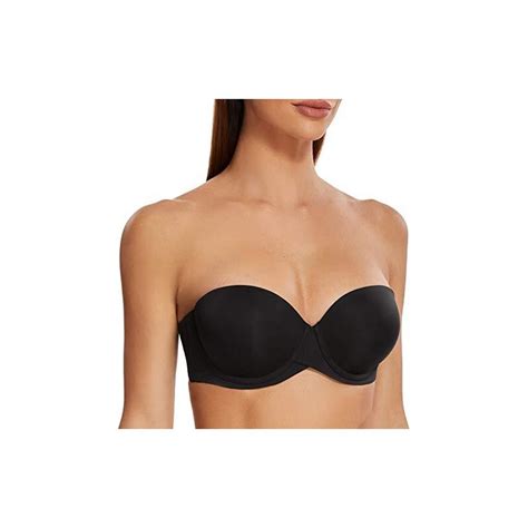 MELENECA Donna Push Up Reggiseno Senza Spalline Invisibile Con Ferretto