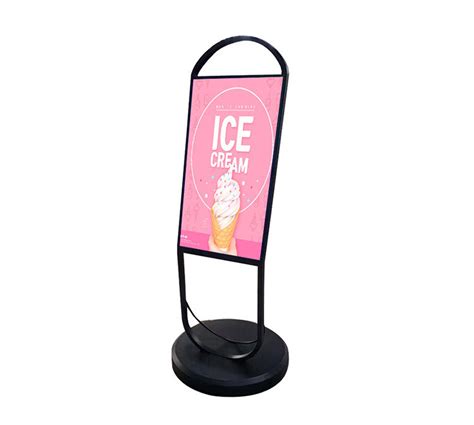 32inch Portable Digital Poster Battery Powered Floor Standing Display