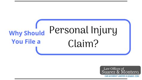 Why Should You File A Personal Injury Claim Jaime Suarez