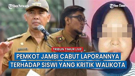 Siswi Pengkritik Wali Kota Kini Berdamai Dengan Pemkot Jambi Usai