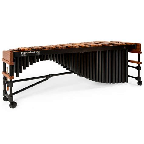 Marimba One 5.0 Octave 3100 Series Marimba with Enhanced Keyboard and Basso Bravo Resonators ...