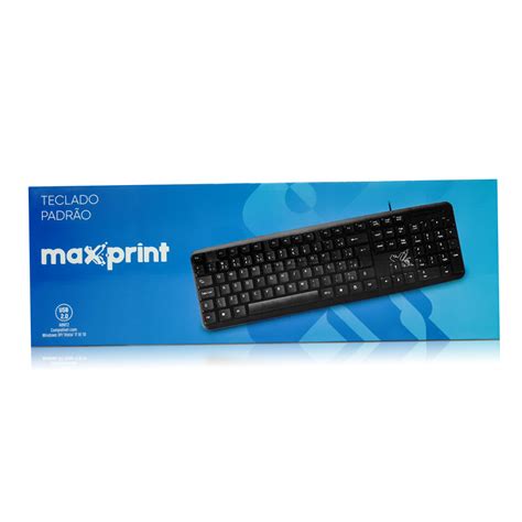 TECLADO PADRÃO USB MAXPRINT 608145 Easy Laser