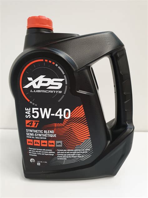 BRP XPS Delsyntetisk 5W40 3,785 Liter - CykeloMotor