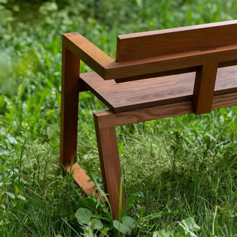 Деревянная садовая скамейка - Мастерская Golfed Woodwork
