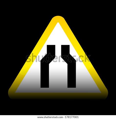 Arrow Traffic Sign Symbols Stock Vector (Royalty Free) 178177001 ...