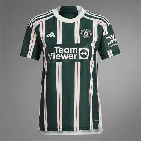 Adidas Manchester United 23 24 Away Jersey Green Adidas UAE