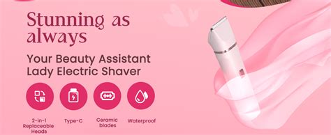 Amazon Bikini Trimmer For Women Painless Electric Razors For Silk Skin Cordless Body