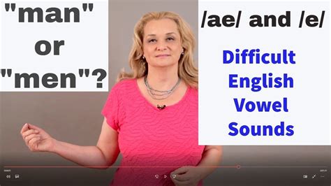 How To Pronounce MAN Versus MEN Ae And E Confusing American