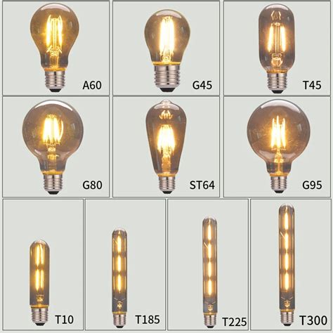 Luminaire D Int Rieur Ampoule Led Filament Vintage Lampe Edison E