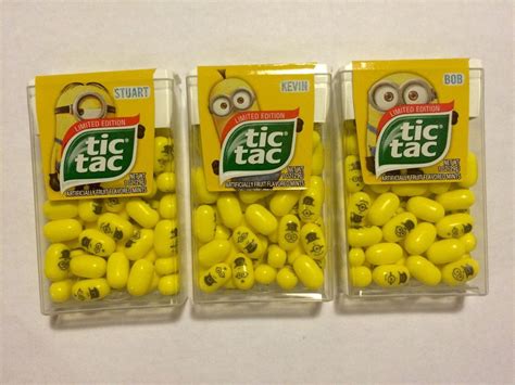 Despicable Me Minions Limited Edition Tic Tacs - 3 Pack - Stuart, Kevin ...