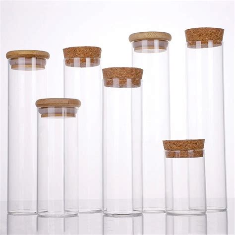 Lab And Medical Flat Bottom Or Round Bottom Glass Test Tube With Cork