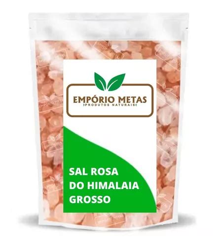 Sal Rosa Do Himalaia Grosso Kg Emp Rio Metas Mercadolivre