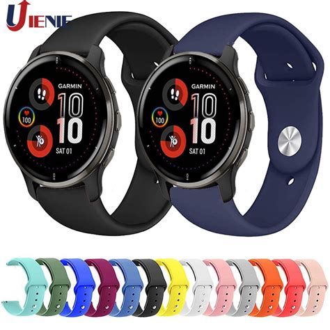 Dây Đeo Silicon 20Mm Cho Đồng Hồ Thông Minh Garmin Venu 2 Plus Shopee