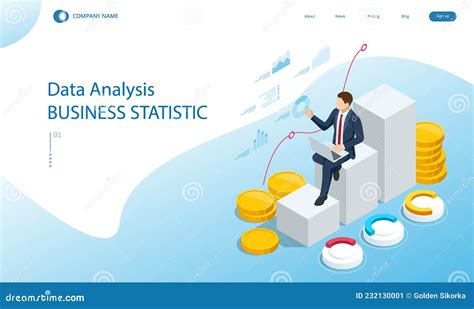 Isometric Concept Of Business Analysis Analytics Research Strategy Statistic Planning