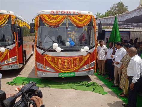 Electric Bus Services Between Nellore Tirupati Started Times Of