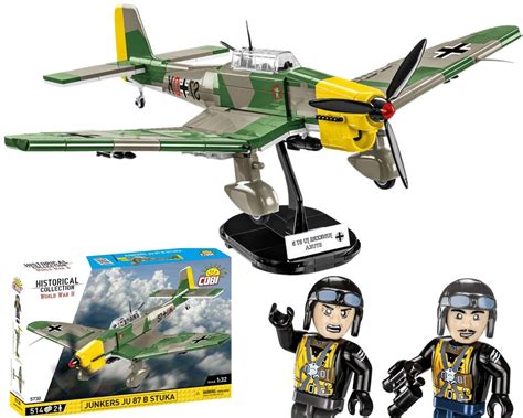 KLOCKI COBI 5730 Samolot Junkers Ju 87B Stuka 514 El Komp Z Lego