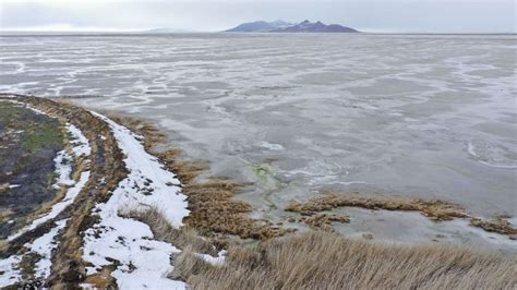 Crisis hídrica Gran Lago Salado de Estados Unidos alcanza el nivel más