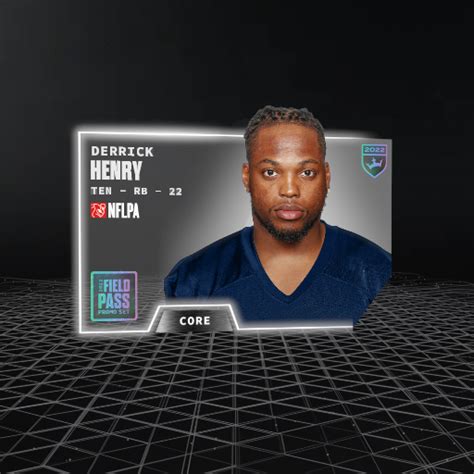 Derrick Henry 2022 Field Pass Promo Set Core Nft For Sale 2022 Reignmakers Football