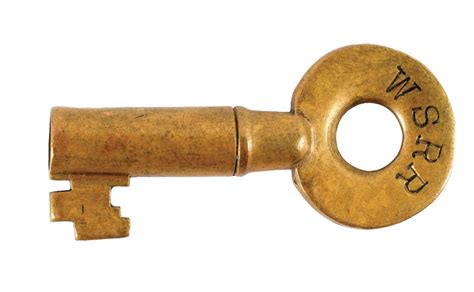 Lot Detail Ws Rr Brass Railroad Key