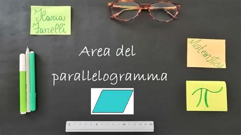 Area Del Parallelogramma Youtube