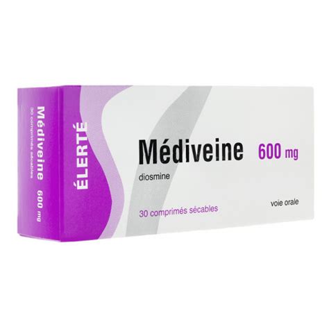 Médiveine 600mg Diosmin 30 Tablets Médiveine