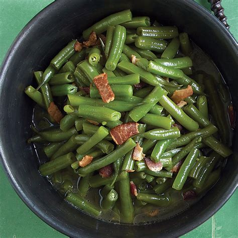 Stewed Green Beans With Bacon