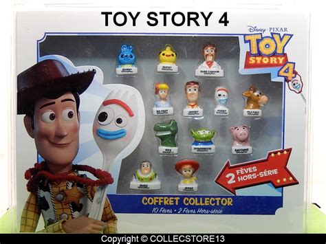 SERIE COMPLETE DE FEVES TOY STORY 4 EN COFFRET AVEC 2 HORS SERIE