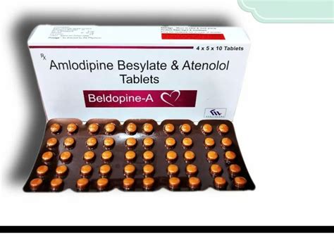 Amlodipine Besylate Atenolol Tablets Mg At Rs Box In Panchkula