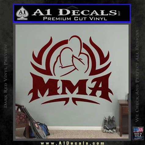 Ufc Mma Rear Naked Choke Decal Sticker A Decals