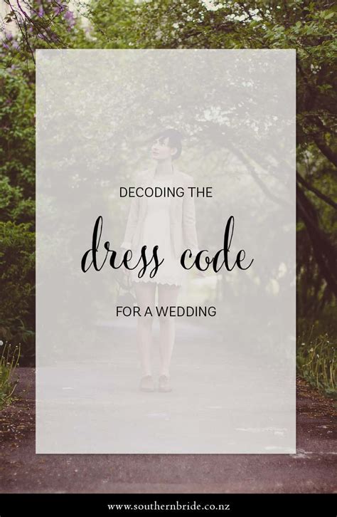 What's the dress code for weddings?