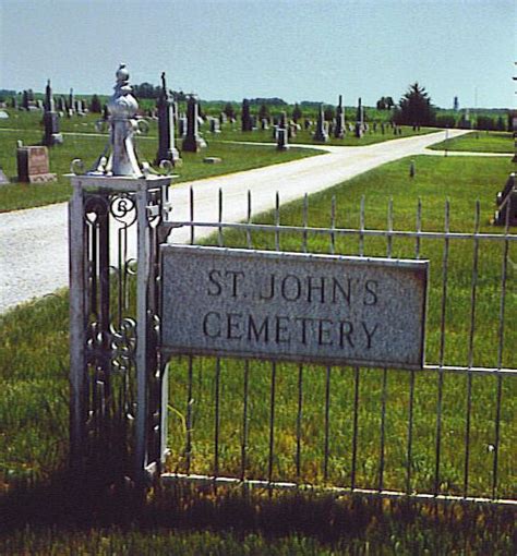 Saint Johns Cemetery In Bancroft Iowa Find A Grave Cemetery