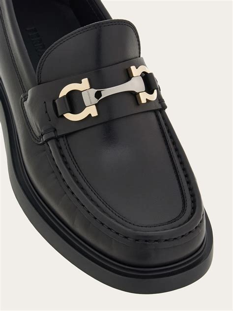 Moccasin With Gancini Ornament Shoes Men Salvatore Ferragamo AU