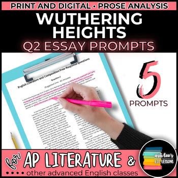 Wuthering Heights Bronte Q2 Essay Prompts AP Lit Prose Passage Analysis