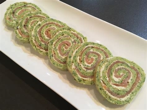 Roulé de courgettes au saumon fumé Les Papilles de Karen Roulé de