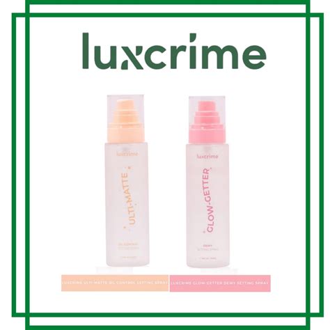 Jual Luxcrime Ulti Matte Oil Control Setting Spray Ml Shopee Indonesia