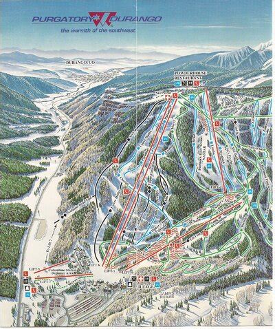 Purgatory Ski Resort Trail Map