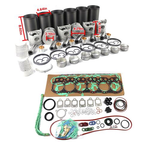 H C Engine Overhaul Rebuild Kit For Hitachi Excavator Ex Hino