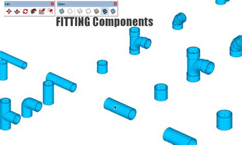 Pipe Fittings From 3dwarehouse 3d Warehouse Sketchup Community