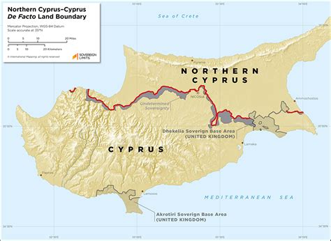 Cyprus–Northern Cyprus Land Boundary | Sovereign Limits