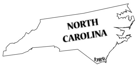 North Carolina Outline Png Transparent Images Free Download Vector