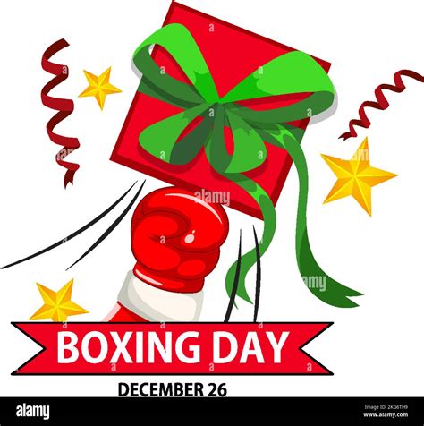 Boxing Day Banner Design Illustration Stock Vector Image Art Alamy