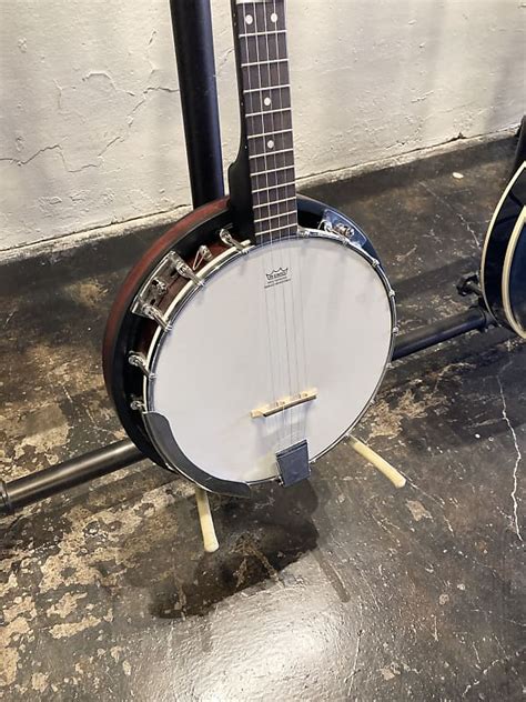 Washburn B8k 5 String Banjo With Gigbag Plays Great Reverb