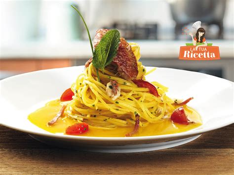 Tagliolini Triglie Zucca E Guanciale Croccante La Tua Ricetta