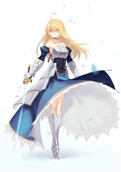 Saber Redesign Fate Type Moon Know Your Meme Fan Art Anime Anime