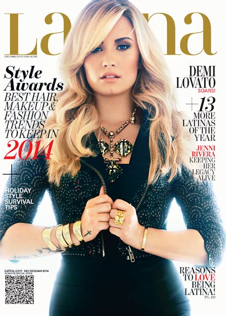 Demi Lovato Latina Magazine Magazine December 2013 Magazine Photoshoot Actress Models