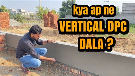 Vertical Dpc Inside The House Foundation Kb Group Construction Youtube