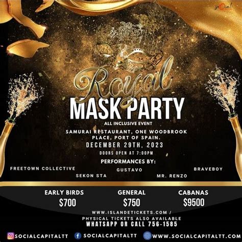 Island E-Tickets • Royal Mask Party