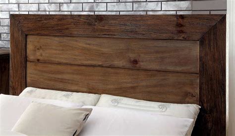 Platform Bed in Rustic Finish FA27 | Platform Beds