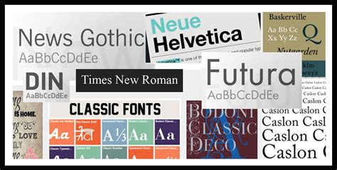 The 100 Top Typefaces In A Huge Sortable Table Bonfx