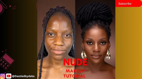 How To Do A Nude Makeup On A Dark Skinned Girl Nude Makeu Tutorial Nudemakeuptutorial